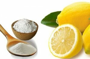 пищевая сода с лимоном